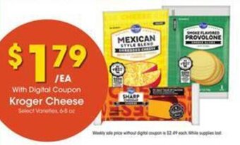Kroger Kroger Cheese offer