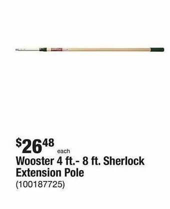 The Home Depot Wooster sherlock extension pole offer