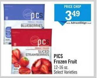 Price Chopper Pics frozen fruit offer