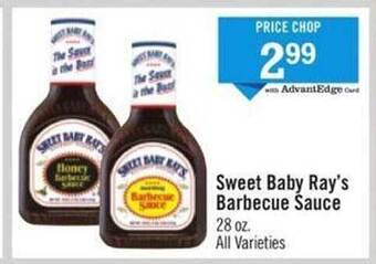 Price Chopper Sweet baby ray's barbecue sauce offer