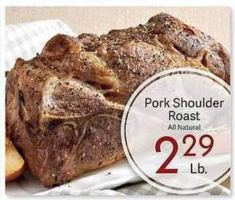 Pork shoulder roast