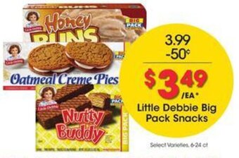 Kroger Little Debbie Big Pack Snacks offer
