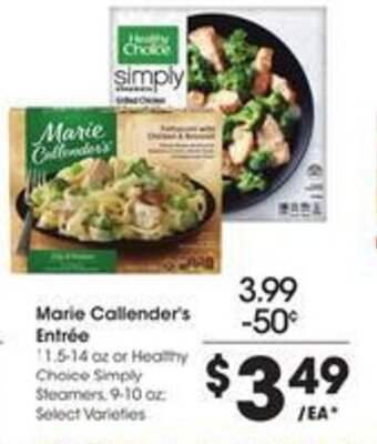 Kroger Marie Callender's Entree offer