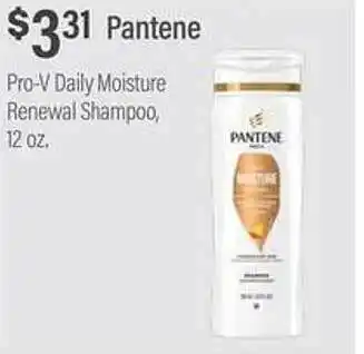 Commissary Pantene pro-v daily moisture renewal shampoo offer
