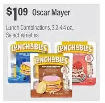Commissary Oscar mayer lunch combinations offer