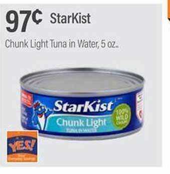 Commissary Starkist chunk light tuna in water offer