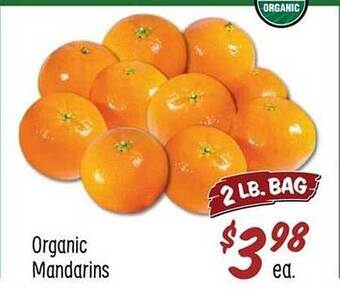 Sprouts Farmers Market Organic mandarins offer