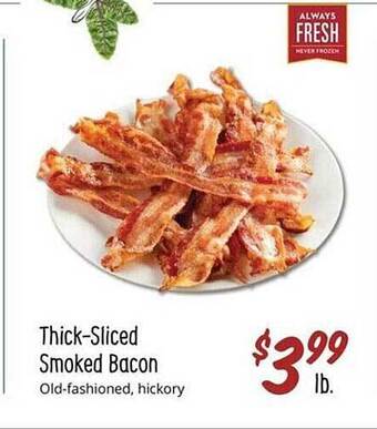 Sprouts Farmers Market Thick-sliced smoked bacon offer