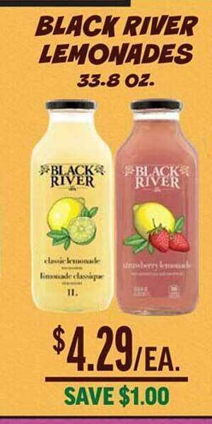 Central Market Black river lemonades offer