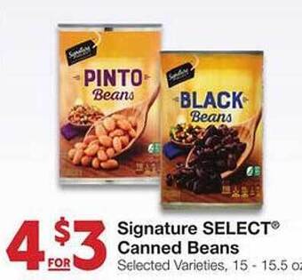 Market Street Signature select canned beans offer