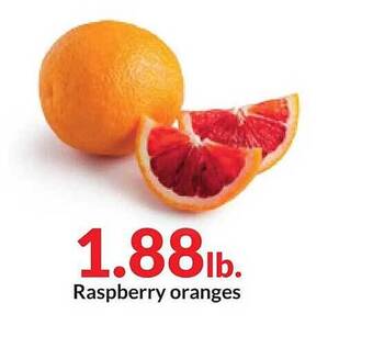 Hy-Vee Raspberry oranges offer