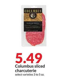 Hy-Vee Columbus sliced charcuterie offer