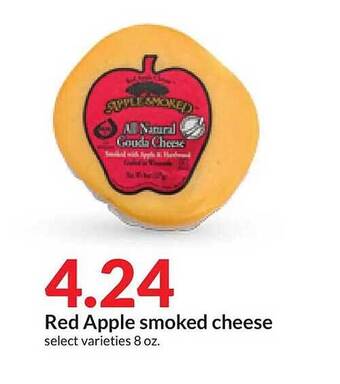 Hy-Vee Red apple smoked cheese offer