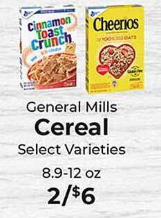 Sunset Foods General mills cereal offer
