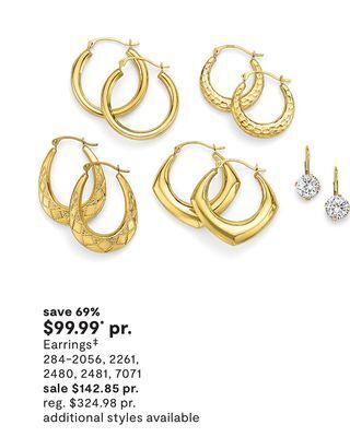 JC Penney Earrings‡ offer