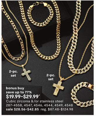 JC Penney Cubic zirconia &/or stainless steel offer