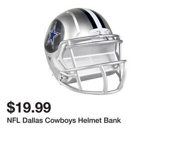 Kmart Nfl dallas cowboys helmet bank offer