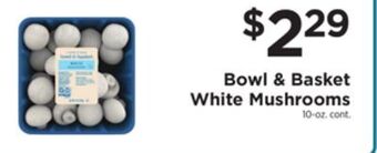 ShopRite White mushrooms offer