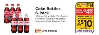 ShopRite Bottles 6-pack offer