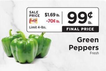ShopRite Green peppers offer