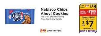 ShopRite Chips ahoy! cookies offer