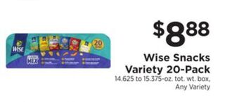 ShopRite Snacks variety 20-pack offer