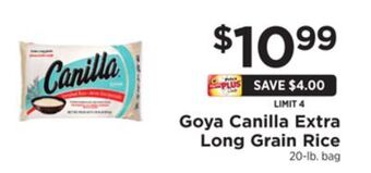ShopRite Extra long grain rice offer