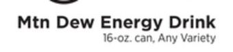 ShopRite Energy drink offer