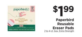 ShopRite Reusable eraser pads offer