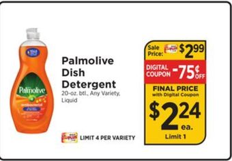 ShopRite Dish detergent offer