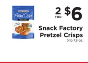 ShopRite Pretzel crisps offer