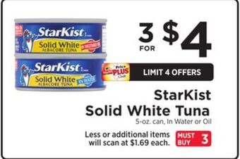 ShopRite Solid white tuna offer