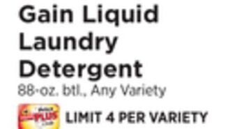 ShopRite Liquid laundry detergent offer