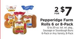 ShopRite Rolls 6 or 8-pack offer