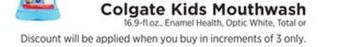 ShopRite Kids mouthwash offer