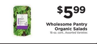 ShopRite Organic salads offer