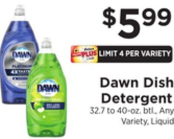 ShopRite Dish detergent offer