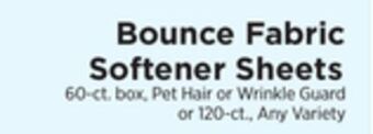 ShopRite Fabric softener sheets offer