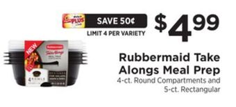 ShopRite Take alongs meal prep offer