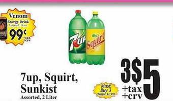 Baja Ranch 7up, squirt, sunkist offer