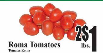 Baja Ranch Roma tomatoes offer