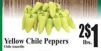 Baja Ranch Yellow chile peppers offer