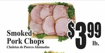 Baja Ranch Smoked pork chops offer