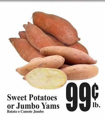Baja Ranch Sweet potatoes or jumbo yams offer