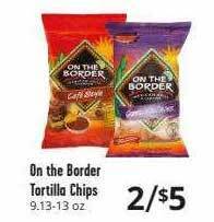 Brookshire Brothers On the border tortilla chips offer