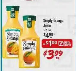 Simply orange juice
