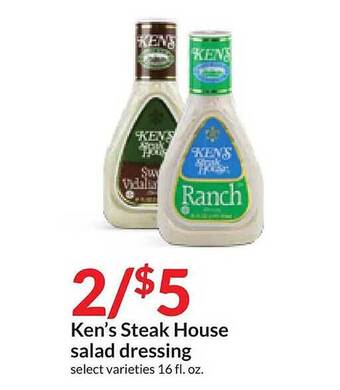 Hy-Vee Ken's steak house salad dressing offer