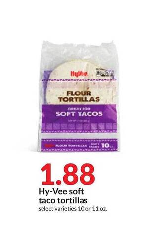 Hy-Vee Hy-vee soft taco tortillas offer