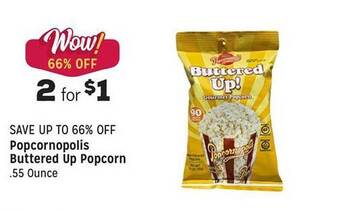 Grocery Outlet Popcornopolis buttered up popcorn offer