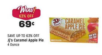 Grocery Outlet Jj's caramel apple pie offer